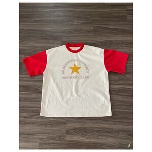 Mushroom Cowboy Sports Club Ringer Tee